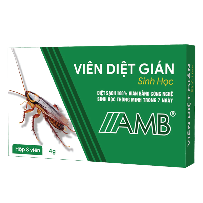 Cách Diệt Và Đuổi Gián Tận Gốc Ra Khỏi Nhà Vĩnh Viễn 11 Viên diệt gián sinh học AMB