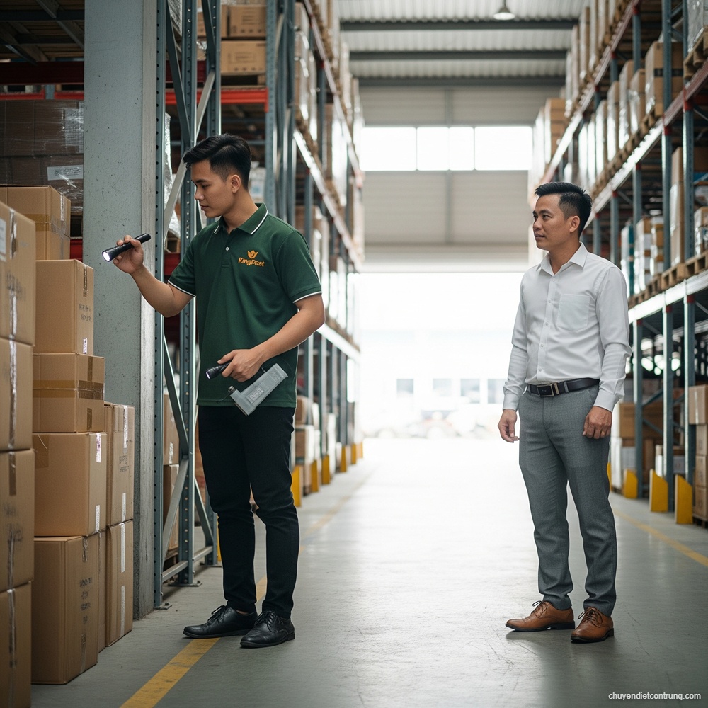 Trải nghiệm dịch vụ diệt côn trùng chuyên nghiệp và hiệu quả cùng King Pest.