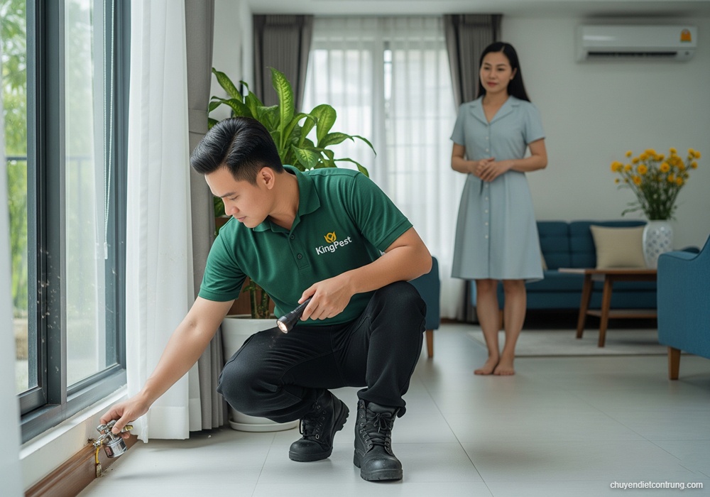 King Pest mang lại môi trường sống an toàn, không có côn trùng cho khách hàng.