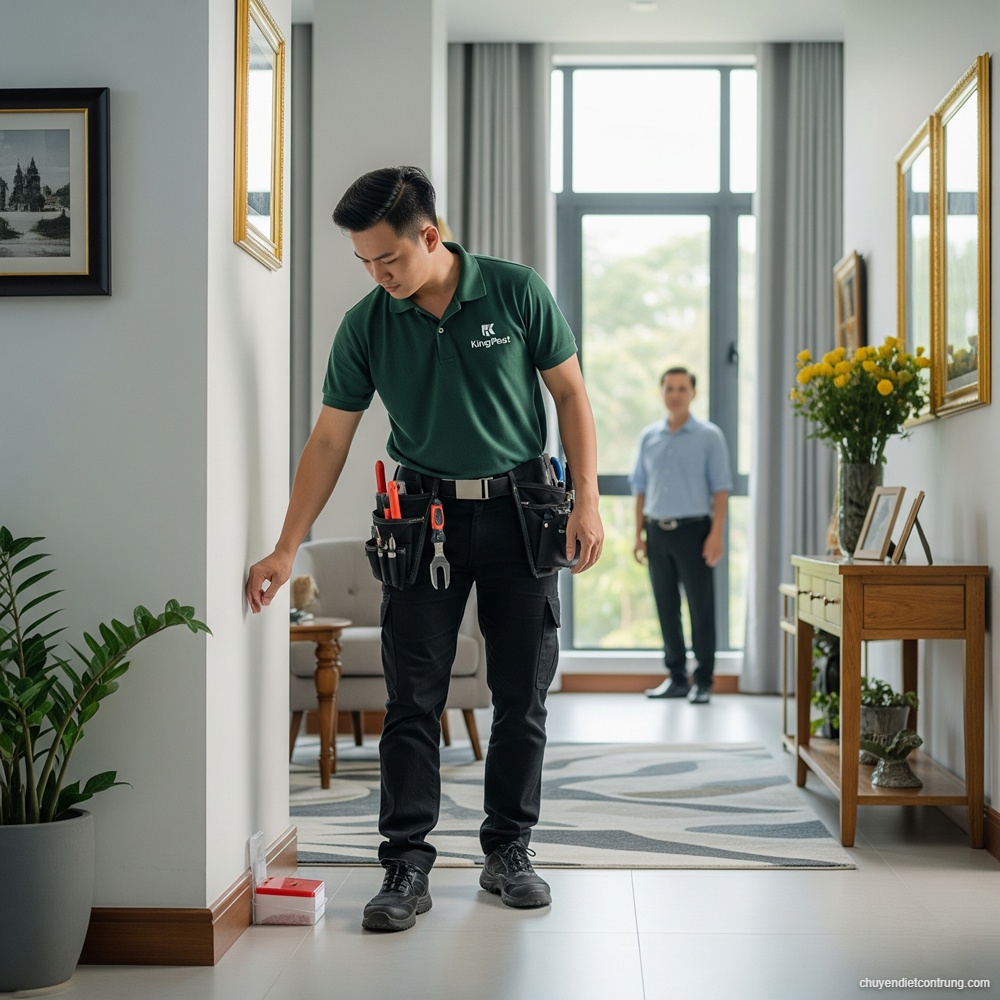 Phân Biệt Các Loại Mối Phổ Biến Tại Việt Nam Dễ Dàng 13 Không gian làm việc của khách hàng được King Pest xử lý côn trùng một cách triệt để.