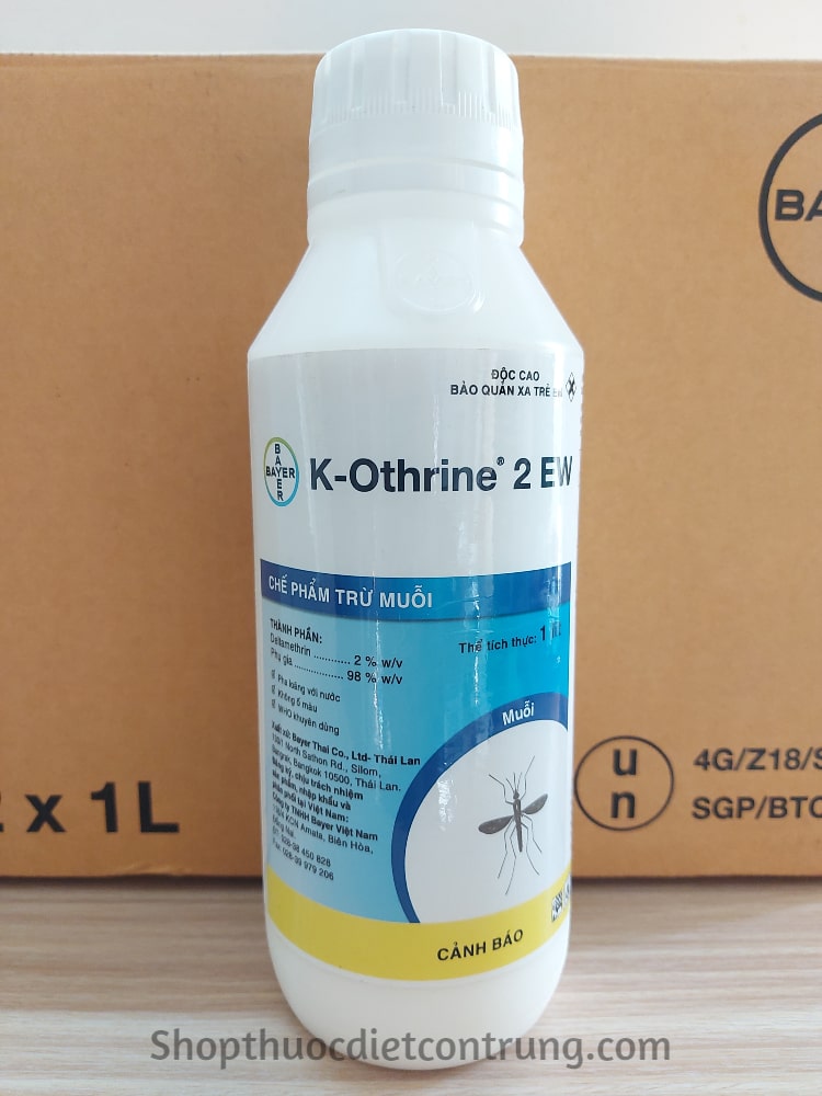 Top 7 Loại Thuốc Diệt Muỗi An Toàn Hiệu Quả Nhất Hiện Nay 10 K-Othrine 2 EW - Thuốc diệt muỗi cực mạnh của Bayer (Đức)
